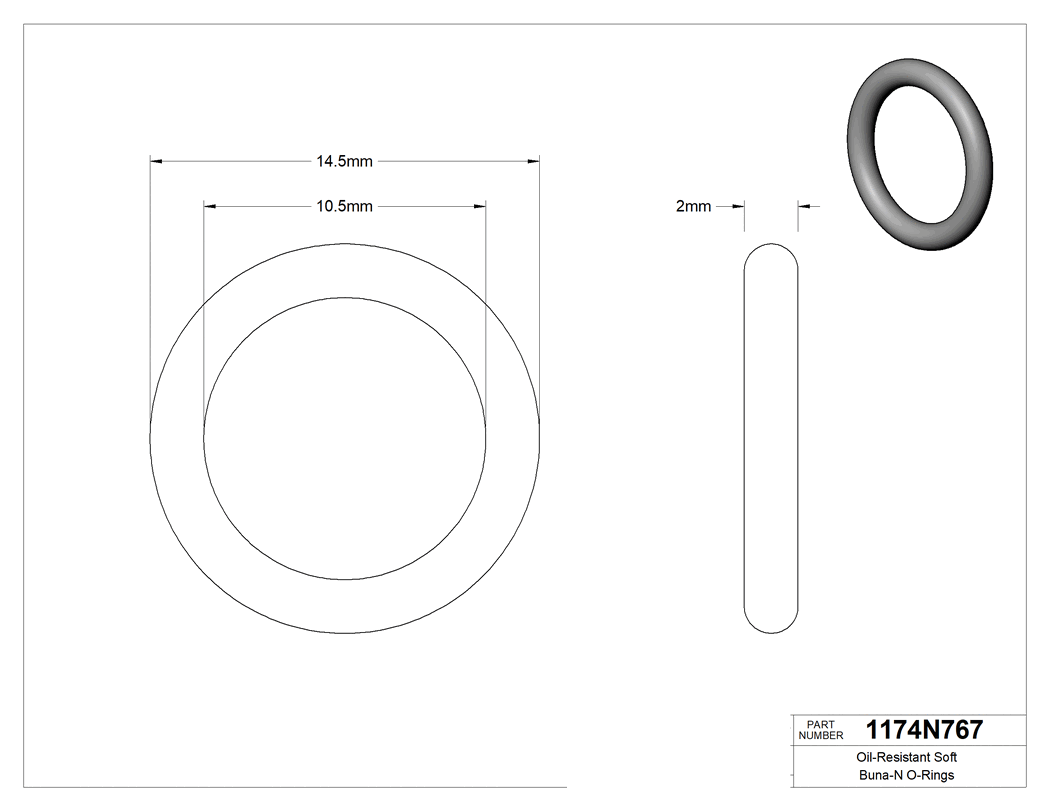 Technical drawing - 1174N767